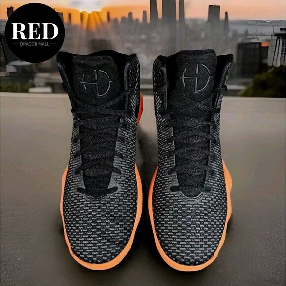 Nike Hyperdunk 2017 Black Orange Basketball Shoes - 897631-007 - Men\'s Size 11.5 main image 8
